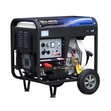 2KW DG6000EW 186FA 204 y 140 mm 100% Generador de soldador diesel de cobre para negocios para negocios